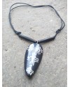 African Buffalo Bone Nail Pendent Necklace For Women